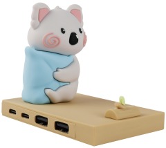 Lovely Koala USB HUB with Phone Holder