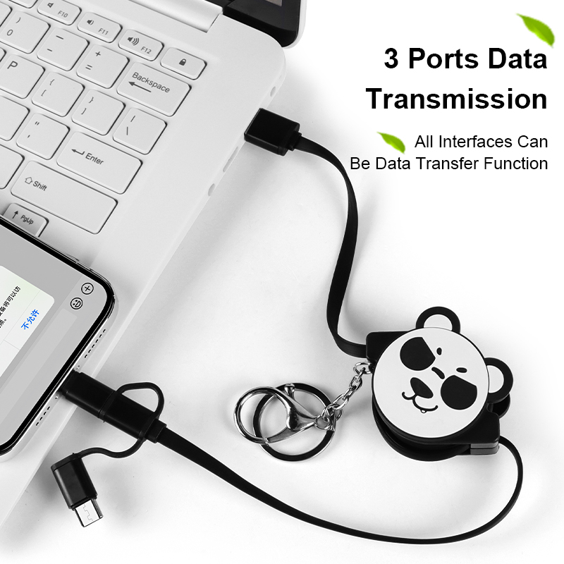 Cool Panda Retractable Charging Cable