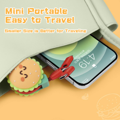 Cute Hamburger 3 In 1 Retractable Charging Cable