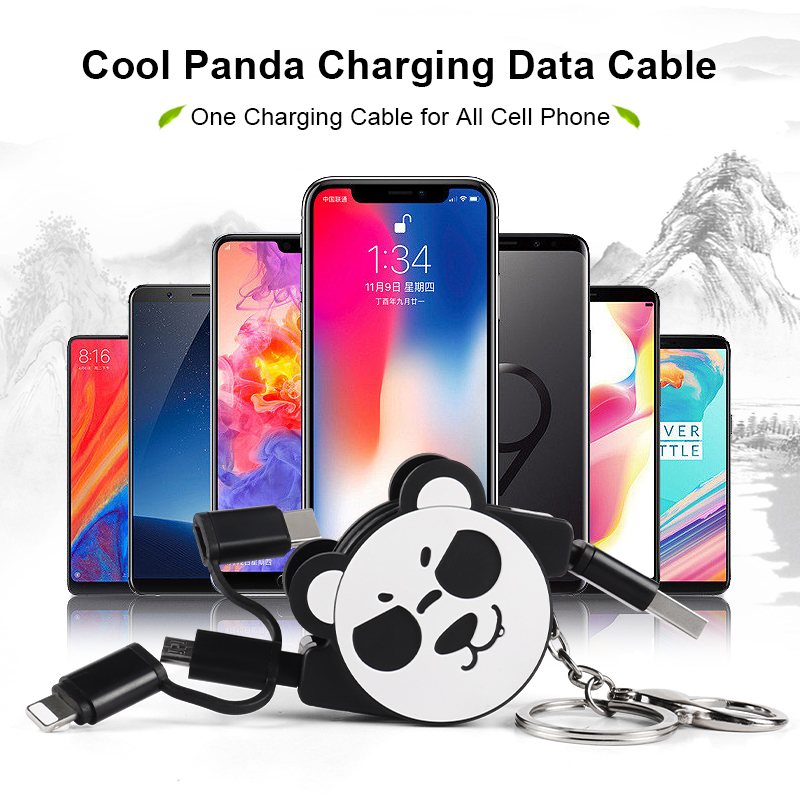 Cool Panda Retractable Charging Cable