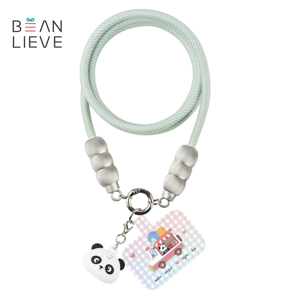 Colorful 60W Lanyard Fast Charging Cable Universal Crossbody Neck Cell Phone USB C to USB C Lanyard Charging Cable