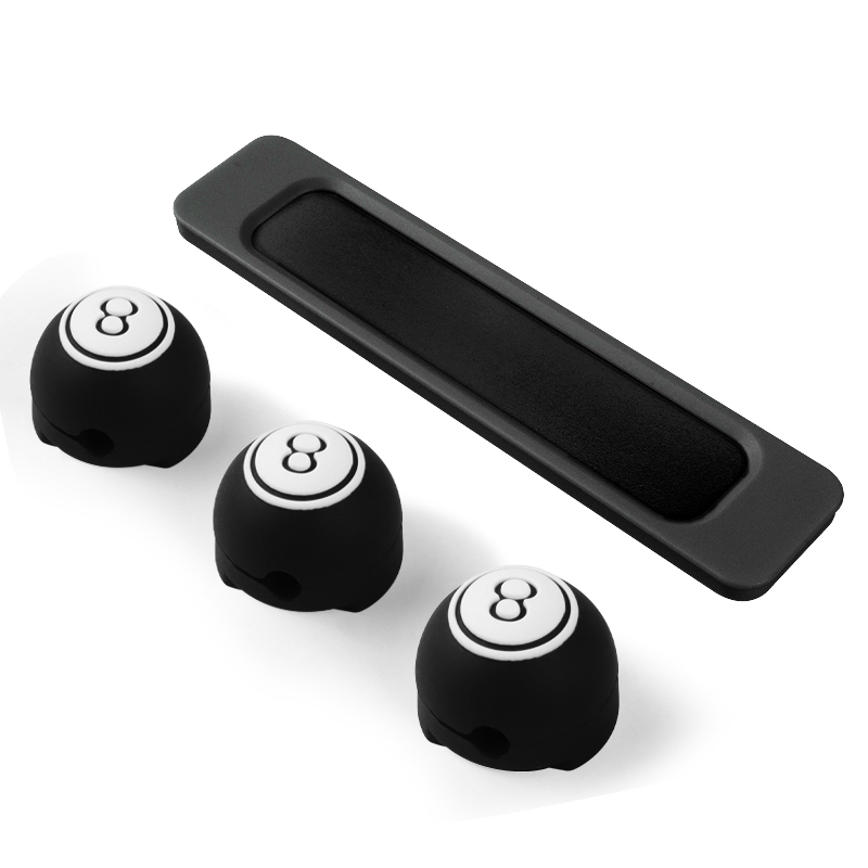 Tiktok Hot Sale Billiards Shape Desktop Management Cable Clip Cord Holder Multipurpose Magnetic Cable Organizer
