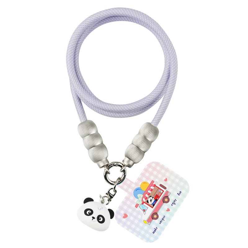 Colorful 60W Lanyard Fast Charging Cable Universal Crossbody Neck Cell Phone USB C to USB C Lanyard Charging Cable