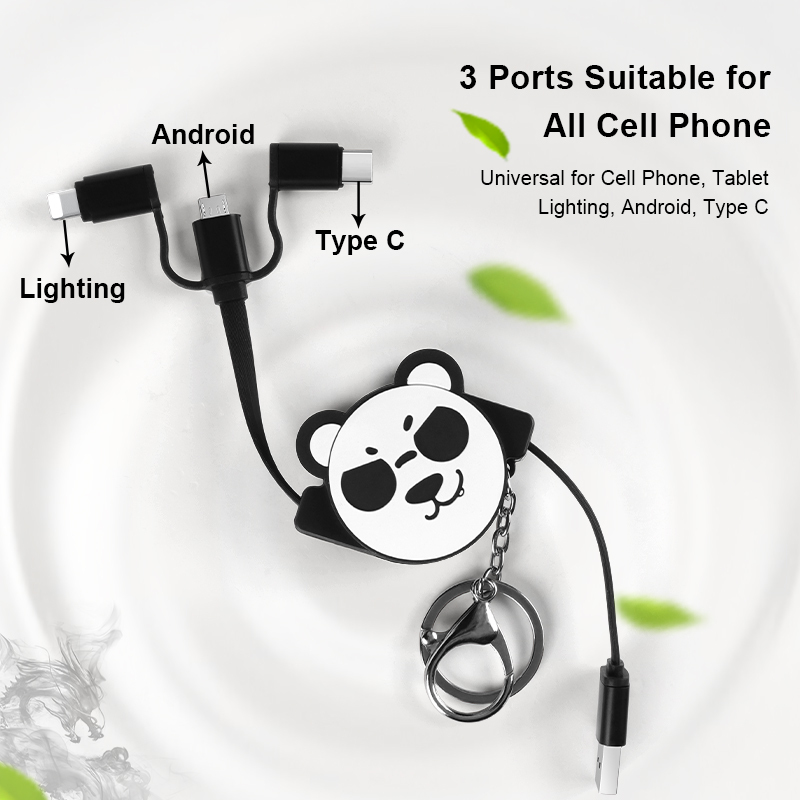 Cool Panda Retractable Charging Cable