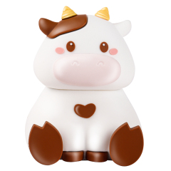 Cute Children Girl Boy Cow Wireless Speaker Phone Holder Animal Cartoon Small Milk Cow Portable Wireless Speaker