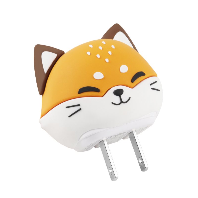 Creativity Japan Style Cute Akita Dog Wall Charger 20W 30W Power Adapter Phone Fast Charging USB Type C Wall Charger