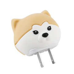 Creativity Japan Style Cute Akita Dog Wall Charger 20W 30W Power Adapter Phone Fast Charging USB Type C Wall Charger