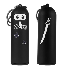 Creativity Gift Japanese Style Black Ninja Power Bank 5000mAh USB A Type C Portable Mini Keychain Power Bank