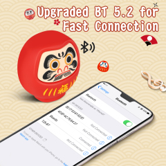 Promo Gift Souvenir Japanese Style Dharma Wireless Bluetooth Speaker Desktop HD Sound Dharma Portable Mini Wireless Bluetooth Speaker