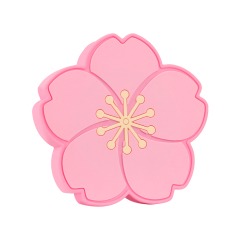 Japanese Gift Office Desktop Wireless Charger Kawaii Sakura Shape 15W Wireless Charger for iPhone 16 Pro Max