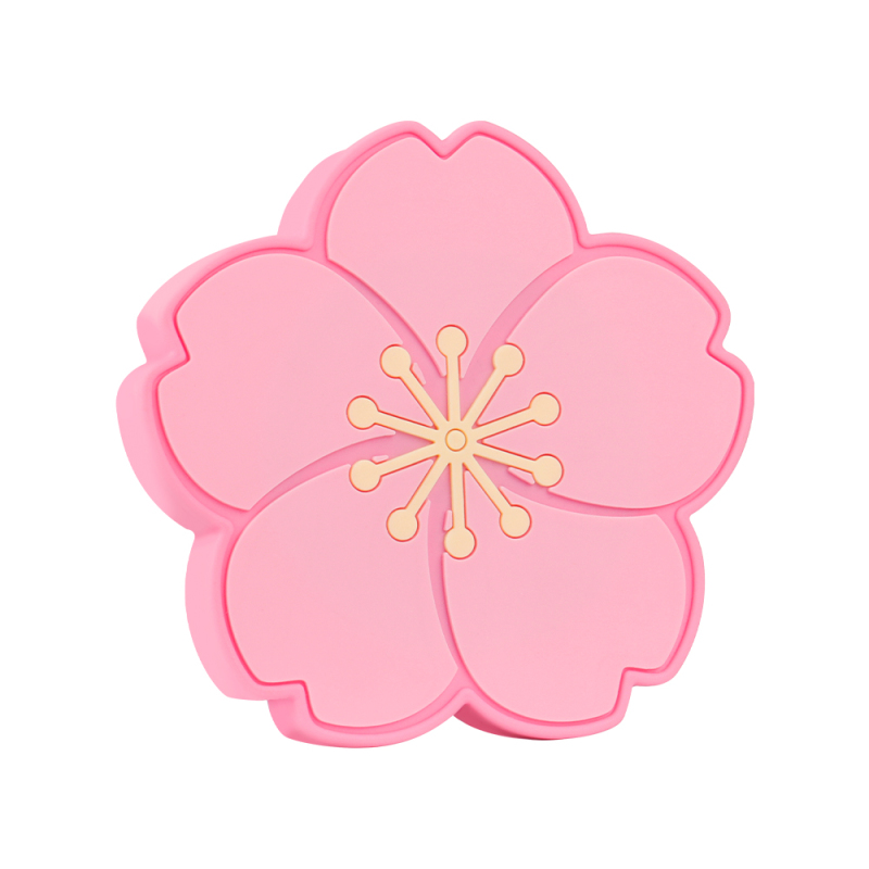 Japanese Gift Office Desktop Wireless Charger Kawaii Sakura Shape 15W Wireless Charger for iPhone 16 Pro Max