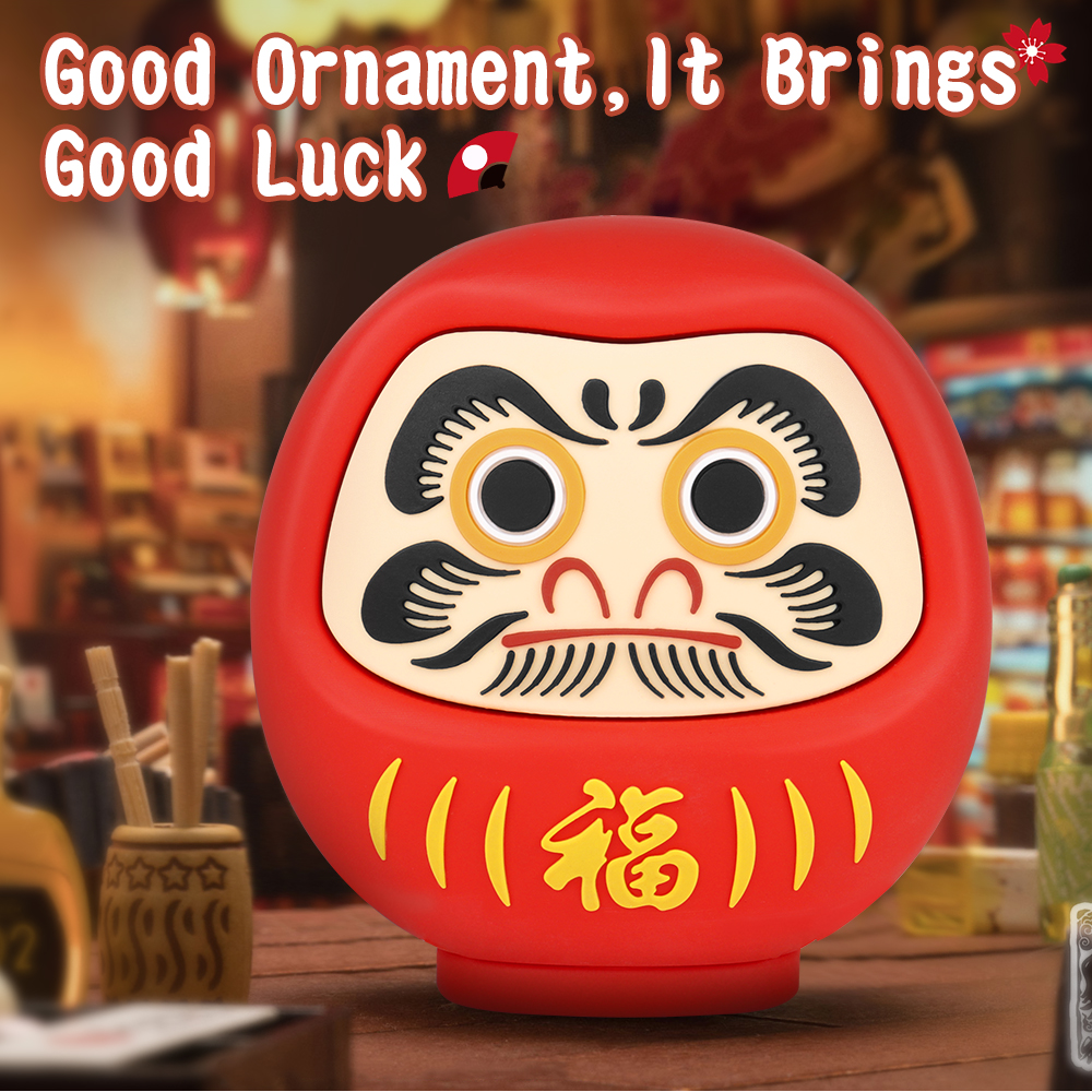 Promo Gift Souvenir Japanese Style Dharma Wireless Bluetooth Speaker Desktop HD Sound Dharma Portable Mini Wireless Bluetooth Speaker