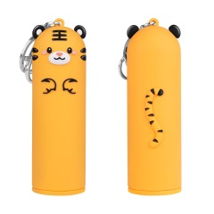 Animal Cute Tiger 5000mAh 10000mAh Power Bank USB Type C 11cm Cartoon Kawaii Travel Keychain Outdoor Mobile Battery Power Bank