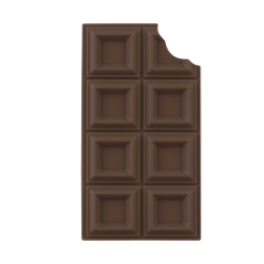 Tiktok Temu Hot Sale Chocolate USB HUB Desktop Ornament Multi Function type C 4 Port USB HUB