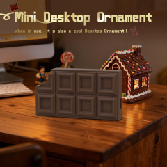 Tiktok Temu Hot Sale Chocolate USB HUB Desktop Ornament Multi Function type C 4 Port USB HUB