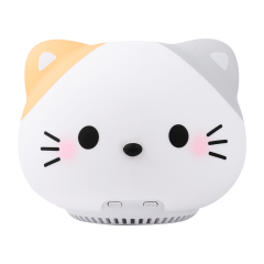 Animal Cartoon Cute Cat Bluetooth Speaker Night Light for Kids Boys 1200mAh Large Battery White Noise Cat Bluetooth Speaker Night Light