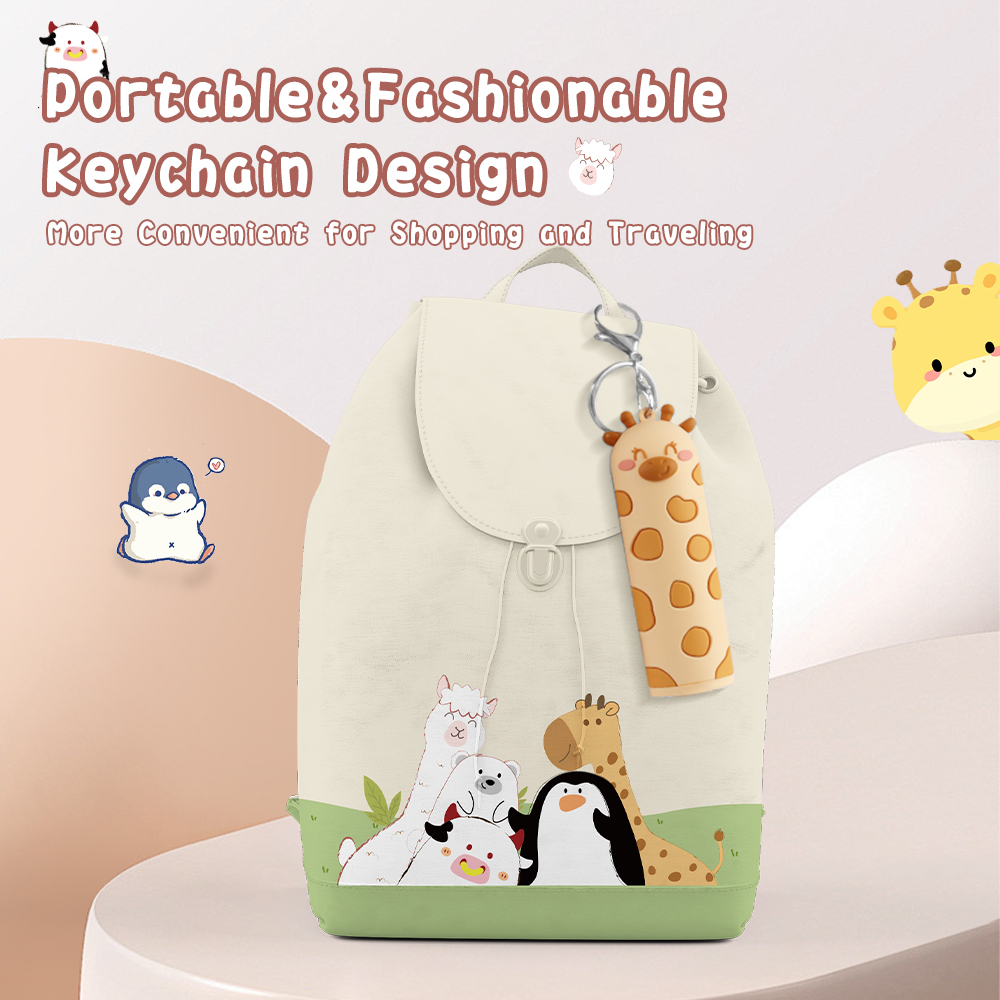 Custom Brand Logo Power Bank Cartoon Alpaca Universal 5000mAh High Quantity Keychain PowerBank Mini Portable Power Bank