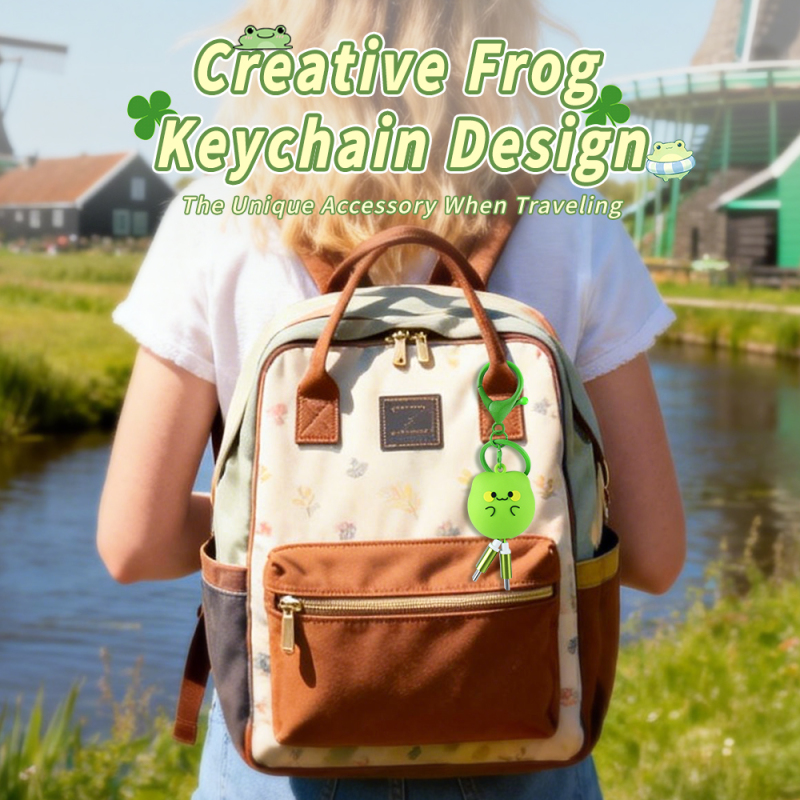 Creativity Frog Design Retractable Data Cable USB-C to USB-C Universal Cartoon Frog 60W Type-C USB Fast Charging Cable