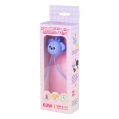 Australia Koala Phone Wrist Strap Lanyard 60W Fast Charging Cable Anti-Drop Anti-theft Phone Strap Portable USB 60W Data Cable for Travel