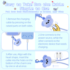 Australia Koala Phone Wrist Strap Lanyard 60W Fast Charging Cable Anti-Drop Anti-theft Phone Strap Portable USB 60W Data Cable for Travel