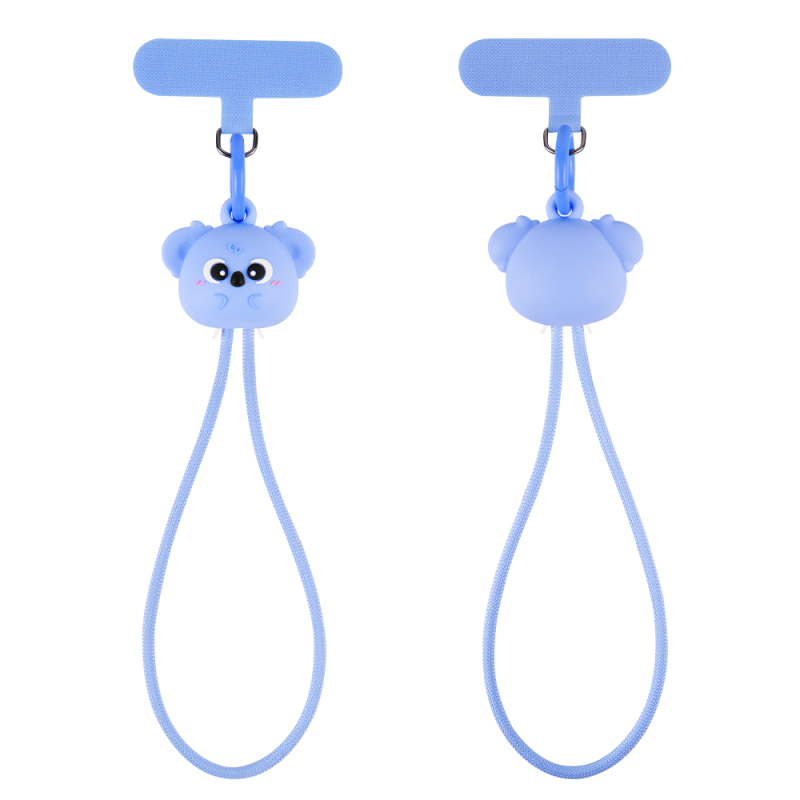 Australia Koala Phone Wrist Strap Lanyard 60W Fast Charging Cable Anti-Drop Anti-theft Phone Strap Portable USB 60W Data Cable for Travel