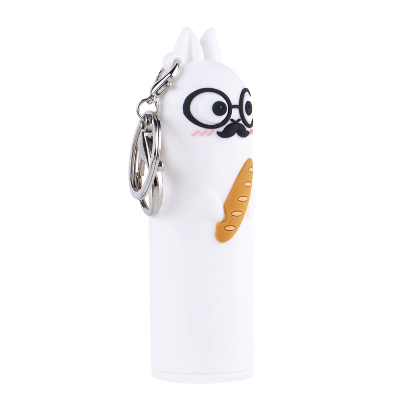 Cute Rabbit 5000mAh Power Bank Keychain Portable Charger Compact USB C Charging Rechargeable Battery Power Bank for Travel Gift