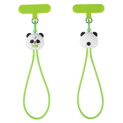 Creative Electronic Accessory 60W Wrist Strap Cable Panda Themed Fast Charging Cord Portable Fashionable Phone Cable for School