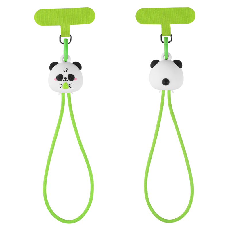 Creative Electronic Accessory 60W Wrist Strap Cable Panda Themed Fast Charging Cord Portable Fashionable Phone Cable for School