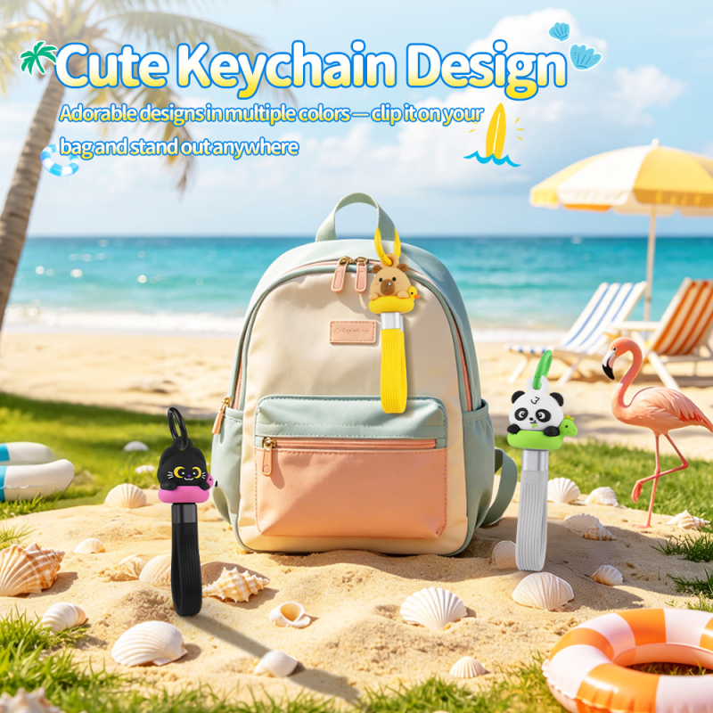 Creative Summer Series Swim Ring Design 60W Fast Charging Cable Short Universal USB Type-C to Type-C Data Cable for Power Banks Phone Laptop