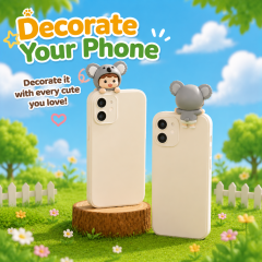 Teens blind box Hippers Kawaii Animal Decoration Mini Figures Screen Decor Adorable Koala Panda Cat Desktop Ornaments Minifigures Screen Topper Decoration Mini Figures