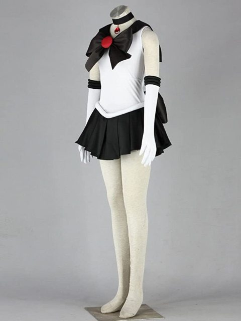 Ourcosplay Women's Sailor Moon Meiou Setsuna Cosplay Costume 7 Pcs Set