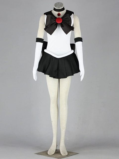 Ourcosplay Women's Sailor Moon Meiou Setsuna Cosplay Costume 7 Pcs Set