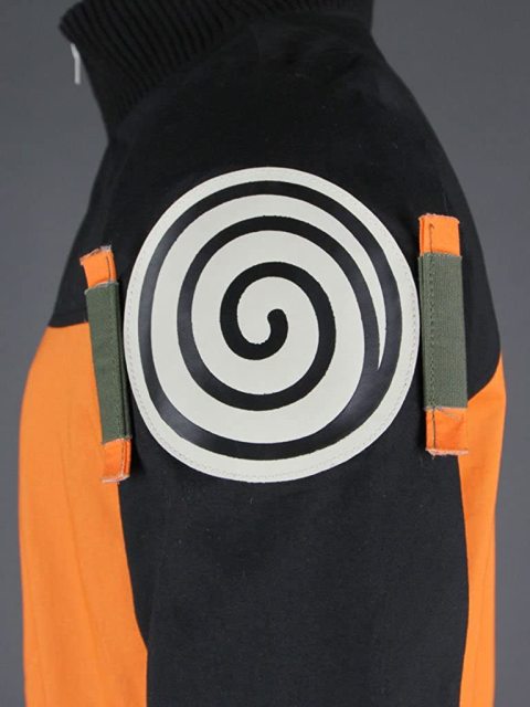 Naruto Uzumaki Cosplay Costume Include Headband 3Pcs Set