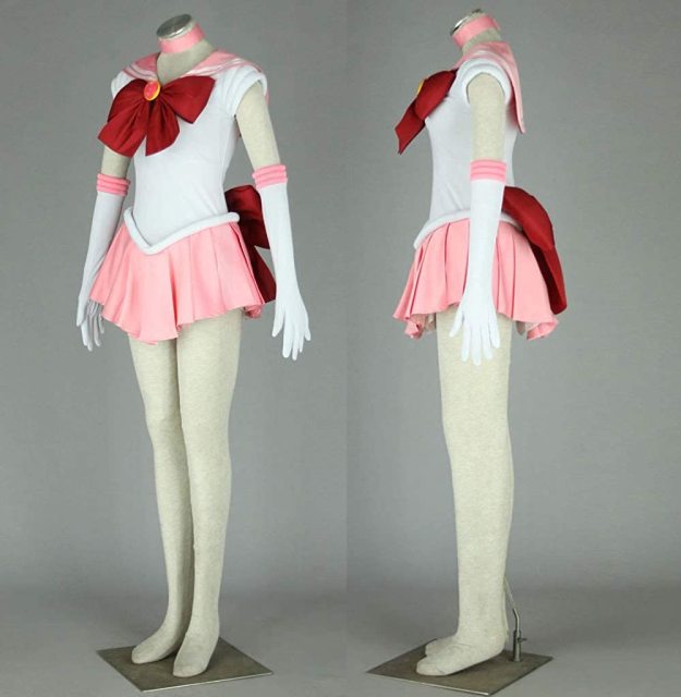 Sailor Moon Chibiusa Cosplay Costume 7 Pcs Set