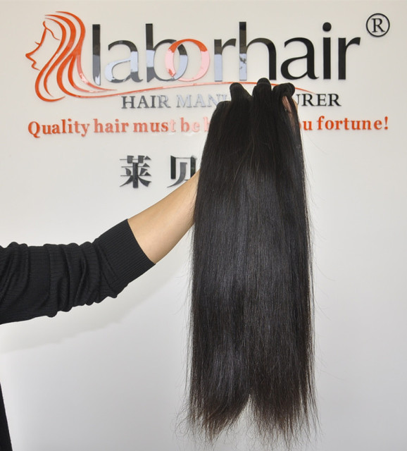 Labor Hair 3 bundles (300g) Straight Unprocessed (Pure) Virgin Human Hair (FREE SHIPPING!) 2022