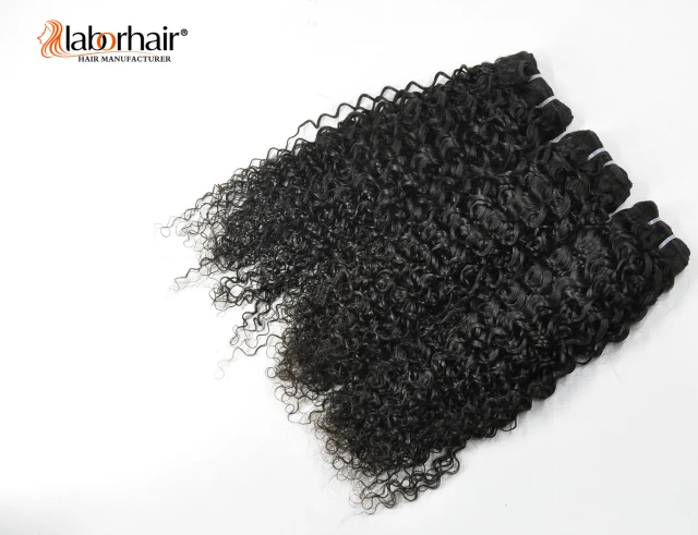 Peruvian Virgin Hair 3 Bundle Curly Human Hair, Raw Unprocessed Natural Black Color #1b Virgin Peruvian Hair