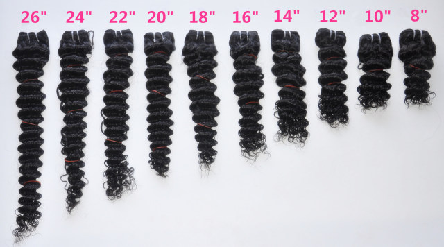 Unprocessed  Hair Extension 105g (+/-2g) /Bundle Natural Vietnamese Virgin Hair Deep Curly 100% Human Hair Weaves Grade