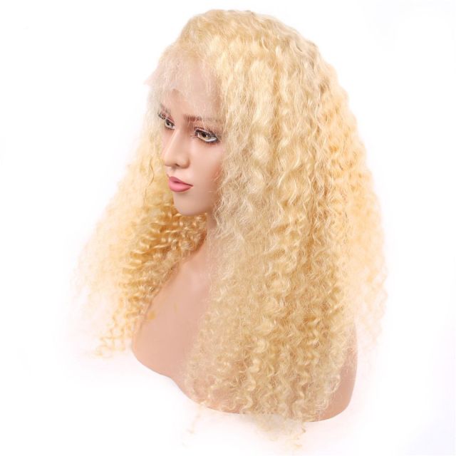 Laborhair 613 Blonde Deep Wave Wigs Human Hair 13x6 Lace Front Wigs