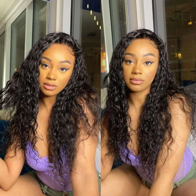 Laborhair 5x5 Water Wave Lace Wig Lace Closure Wigs