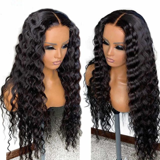 Laborhair 5x5 Lace Closure Wigs Loose Deep Wave Wig