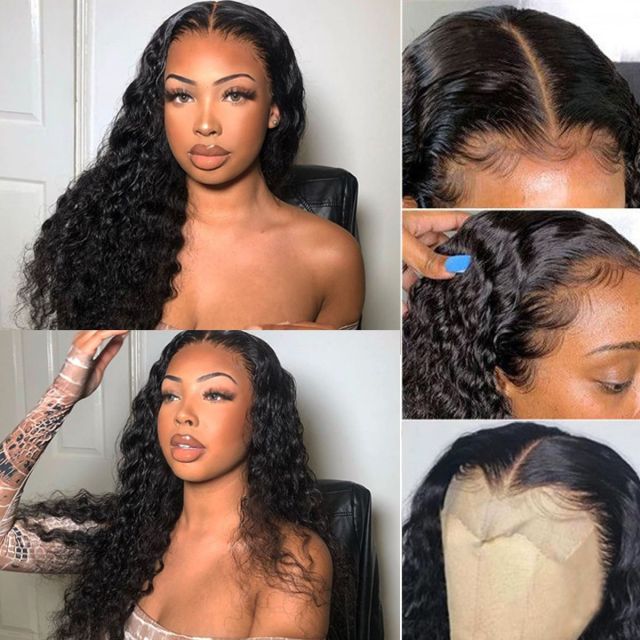 Laborhair 5x5 Lace Closure Wigs Loose Deep Wave Wig