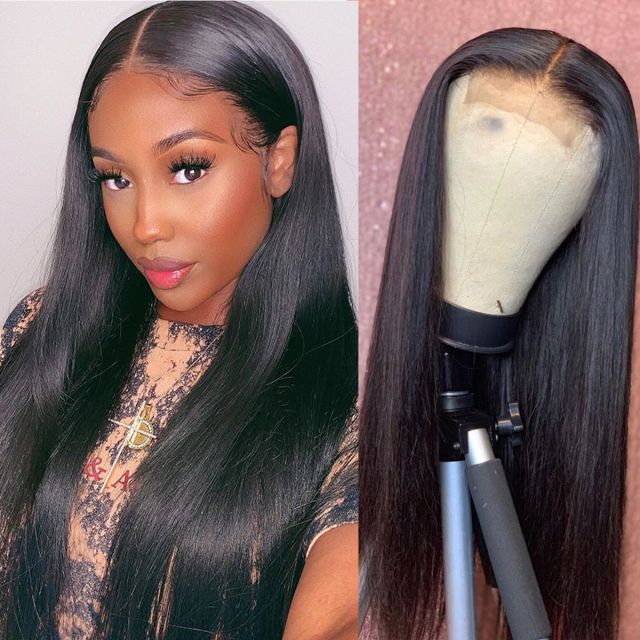 Laborhair 4x4 Lace Closure Wig Straight Human Hair Wigs Sale