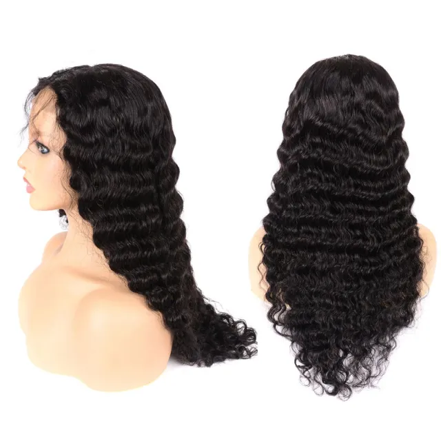 Laborhair 4x4 Lace Closure Wig Deep Wave Human Hair Wigs