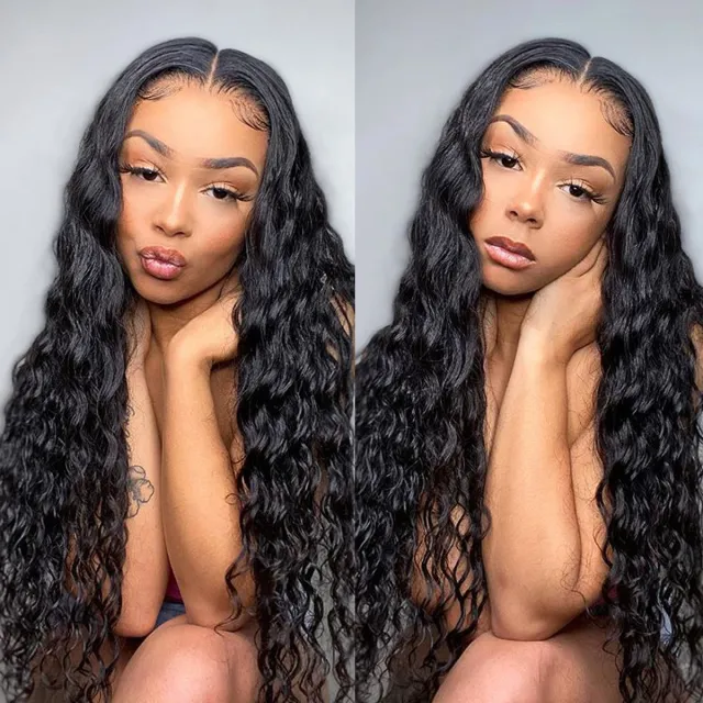 Laborhair 5x5 HD Closure Wigs High Quality Water Wave 6x6 Lace Closure Wig