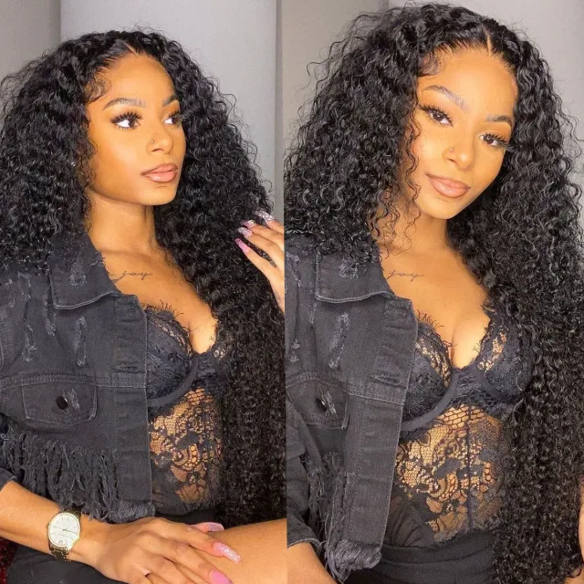 Laborhair 5x5 HD Lace Wigs High Quality Curly Wave Wig 6x6 Lace Wigs 180%