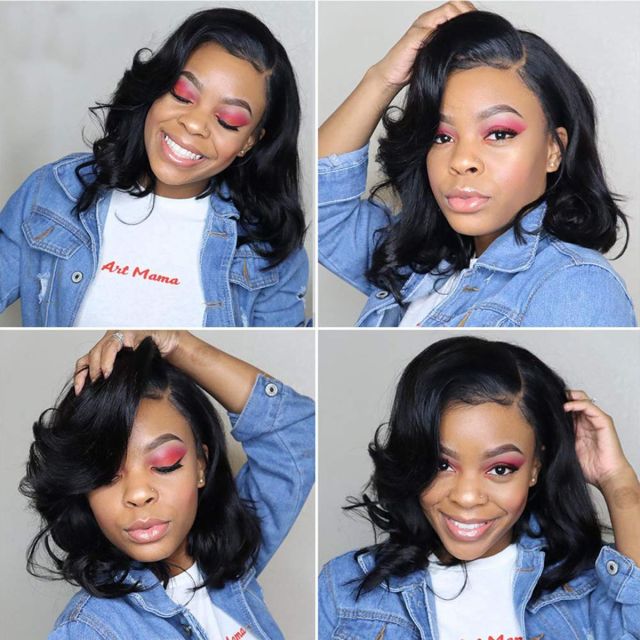 Laborhair Body Wave Lace Front Short Wigs Summer Sale