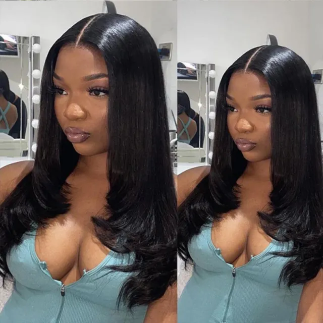 Laborhair Straight Hair With Layers Shoulder Length Wig Lace Front Wig