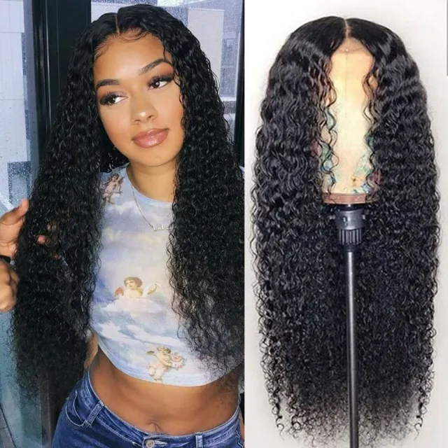 Laborhair 250% High Density Curly Wave Human Hair Lace Front Wigs