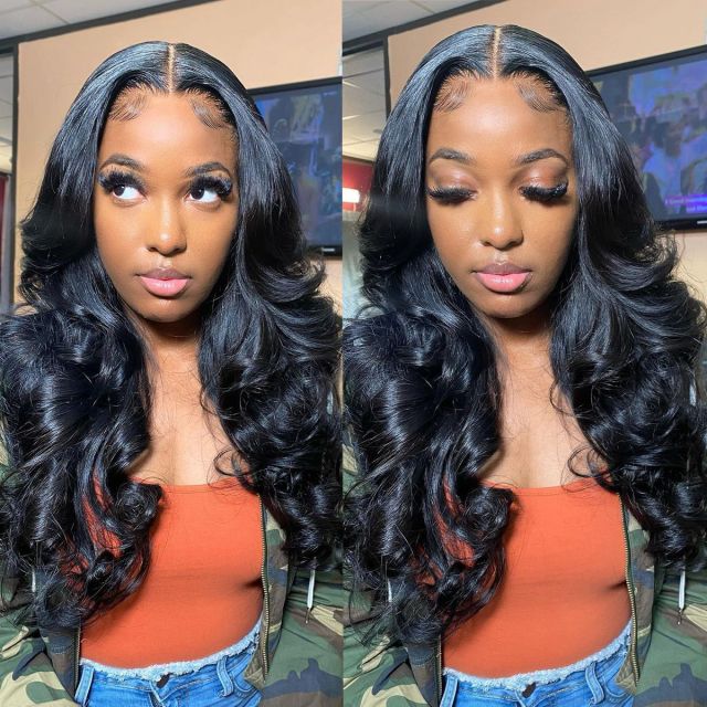 Laborhair New Style Barrel Curls Wig  BOMB CURLS  Lace Front Wigs Big Curls Lace Frontal Wigs