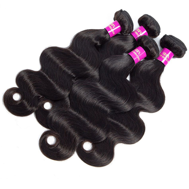 Malaysian Body Wave Hair 3 Bundles With Closure High Quality Malaysian Virgin Hair Wavy Human Hair Weave With Closure